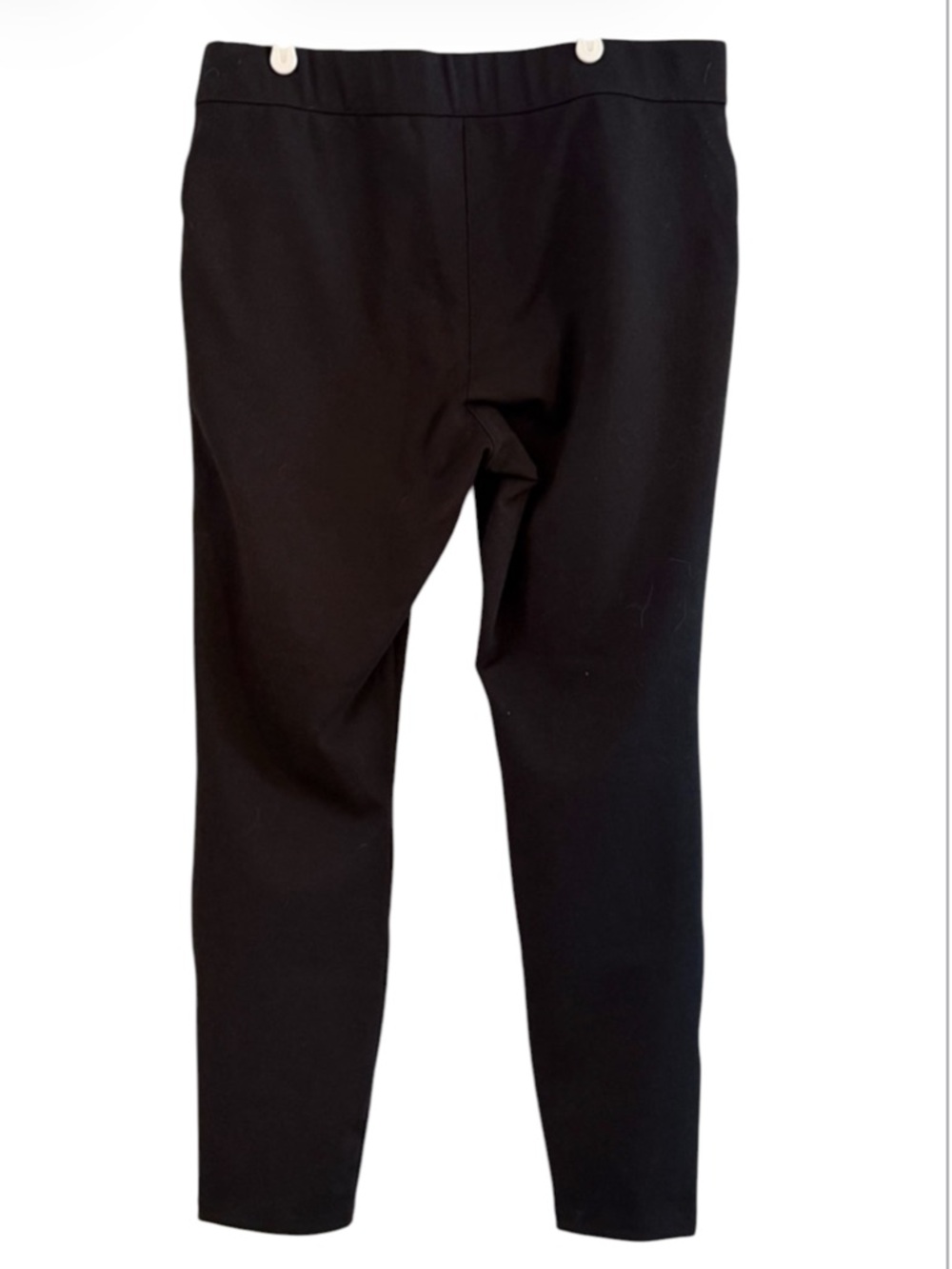 New York & Company Black Straight Leg Pants with Button Hem Size XL - Picture 2 of 8